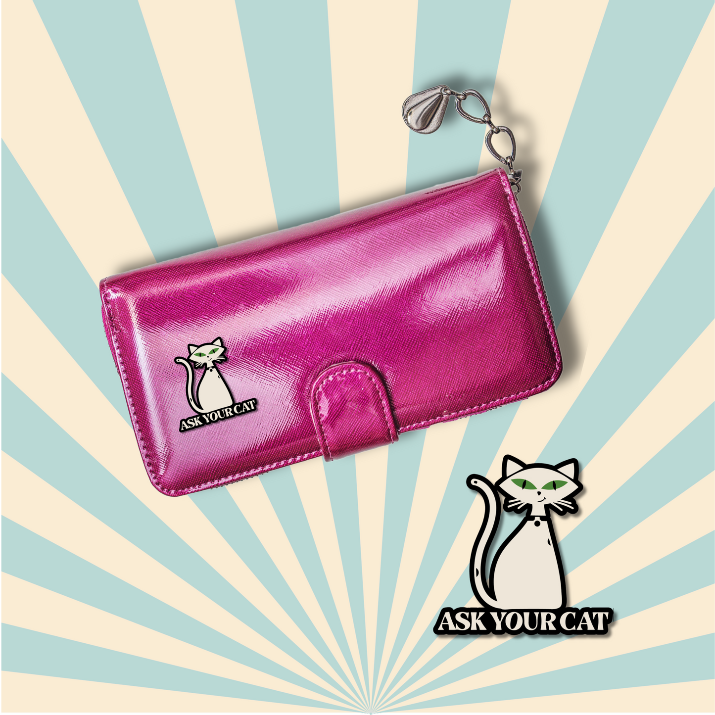 ASK YOUR CAT ENAMEL PIN