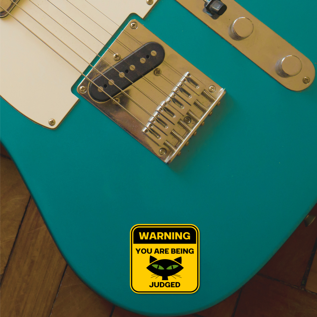 WARNING: YOU ARE BEING JUDGED STICKER