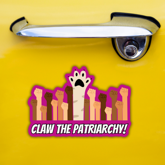 CLAW THE PATRIARCHY MAGNET