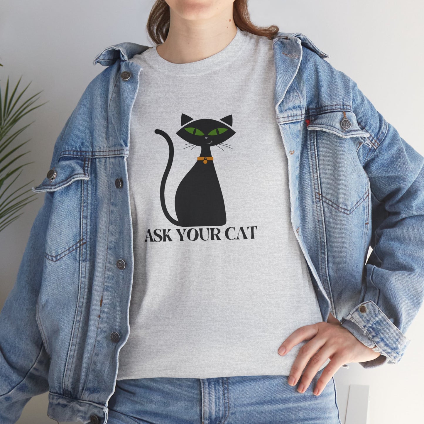 ASK YOUR CAT BLACK CAT LOGO