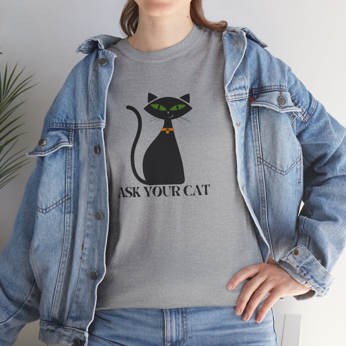 ASK YOUR CAT BLACK CAT LOGO