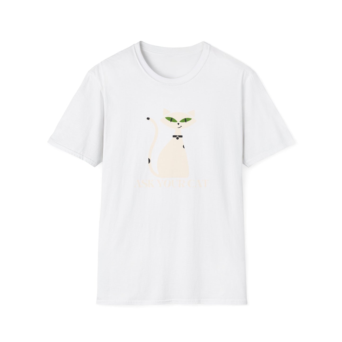 ASK YOUR CAT UNISEX LOGO TEE