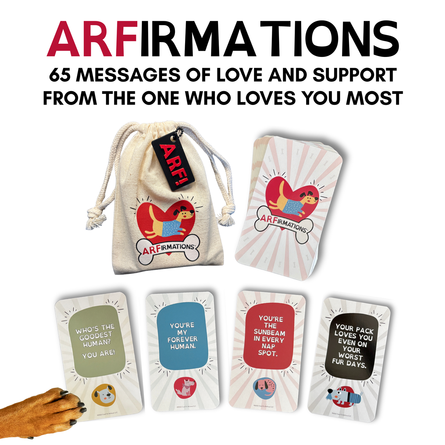 ARFirmations: The Affirmation Deck Written By Dogs