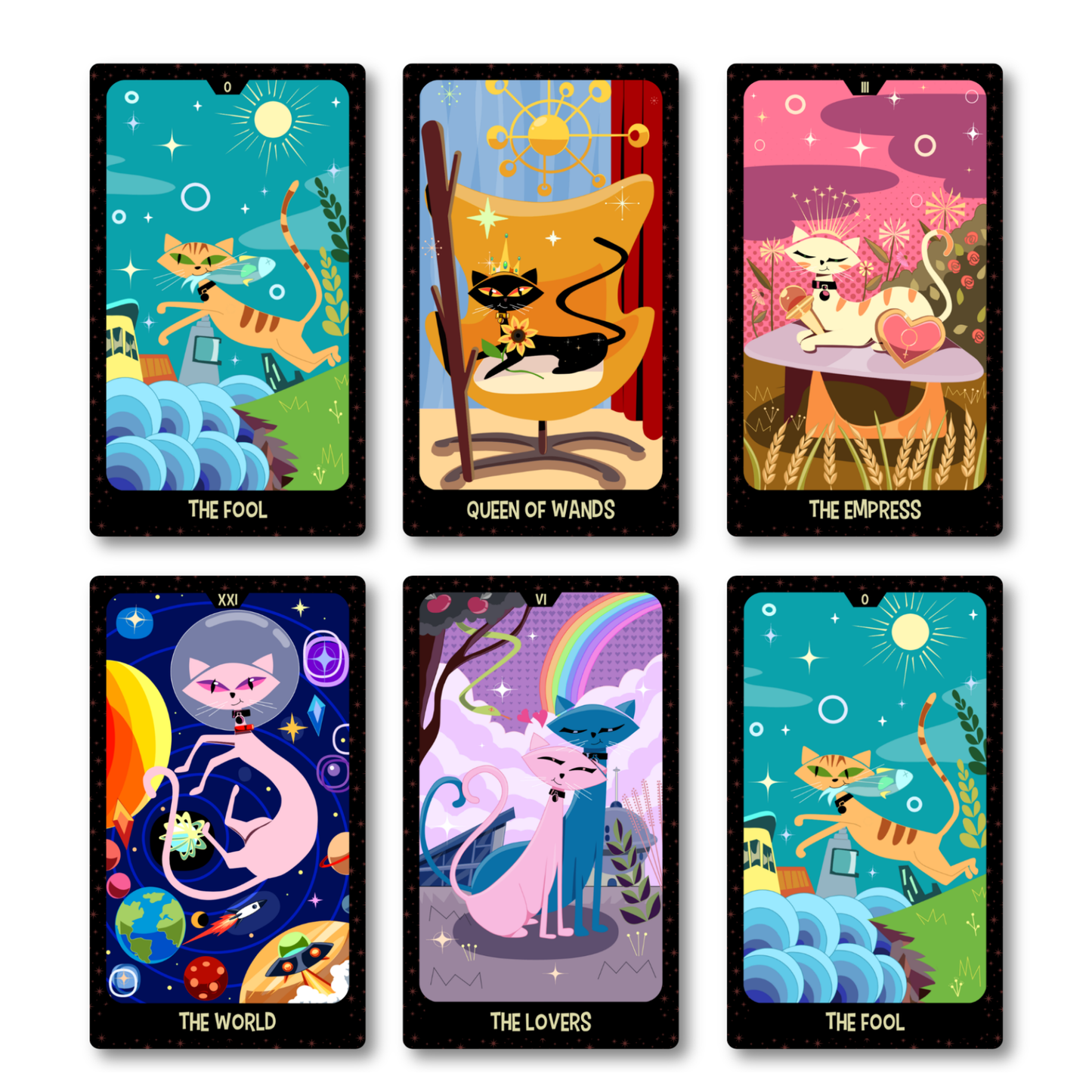 ATOMIC CAT TAROT DECK