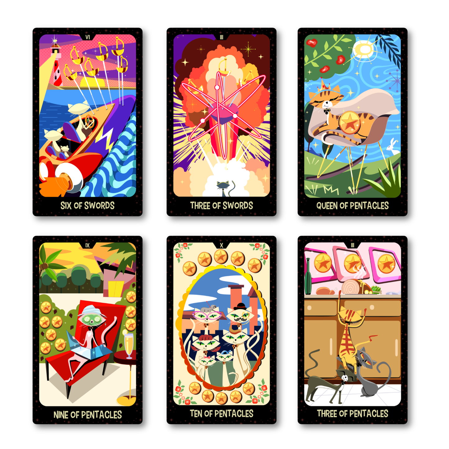ATOMIC CAT TAROT DECK