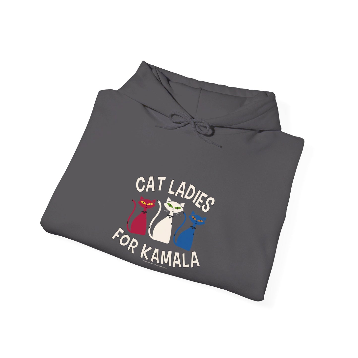 CAT LADIES FOR KAMALA UNISEX HOODIE