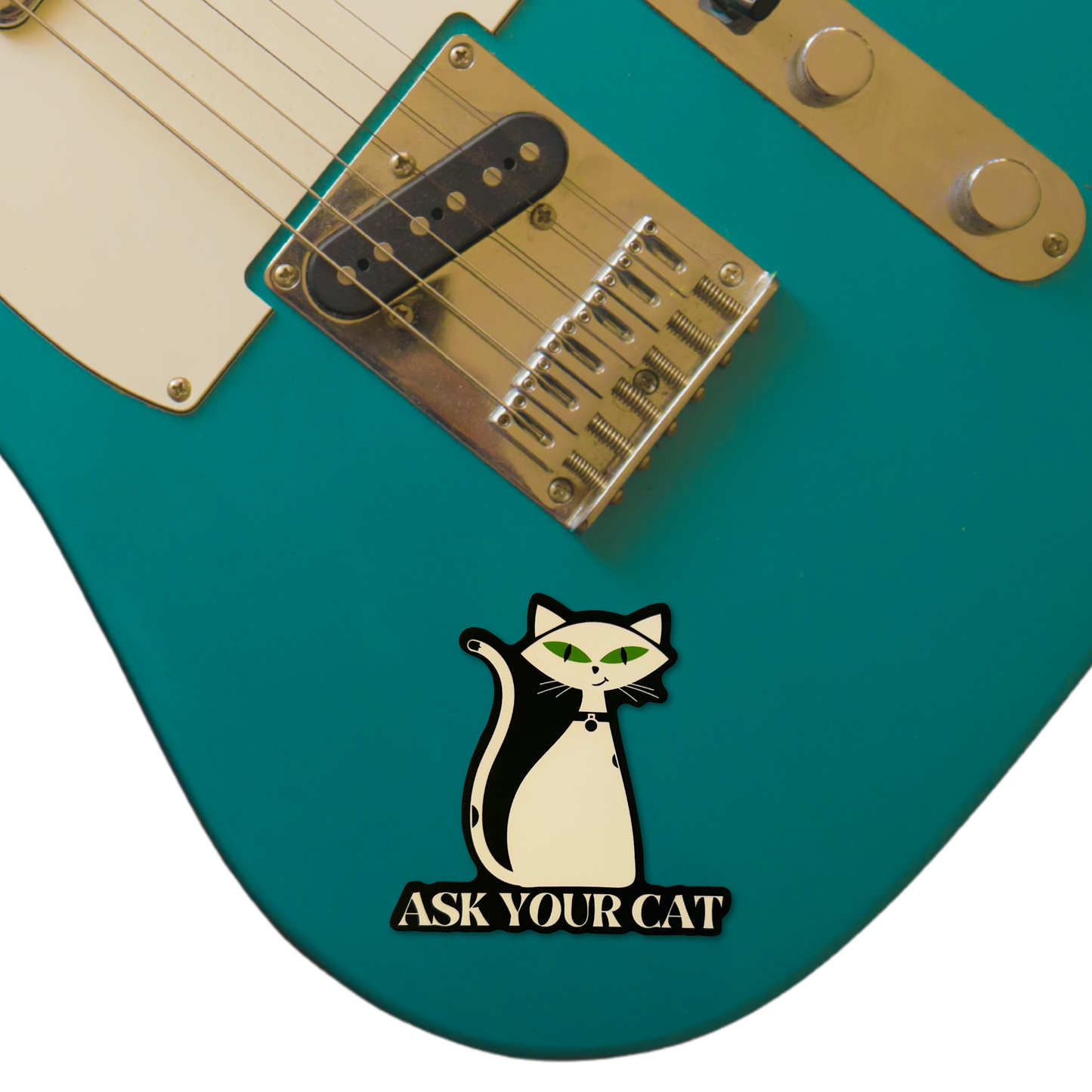 ASK YOUR CAT STICKER