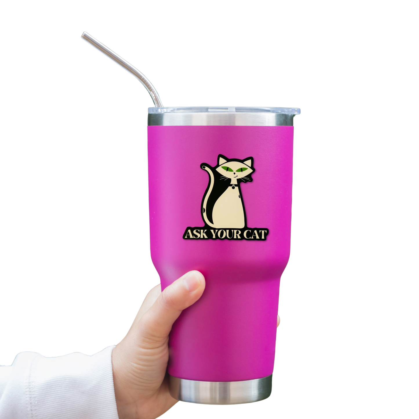 ASK YOUR CAT STICKER