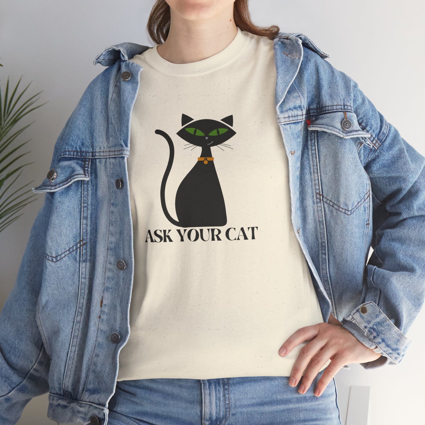 ASK YOUR CAT BLACK CAT LOGO