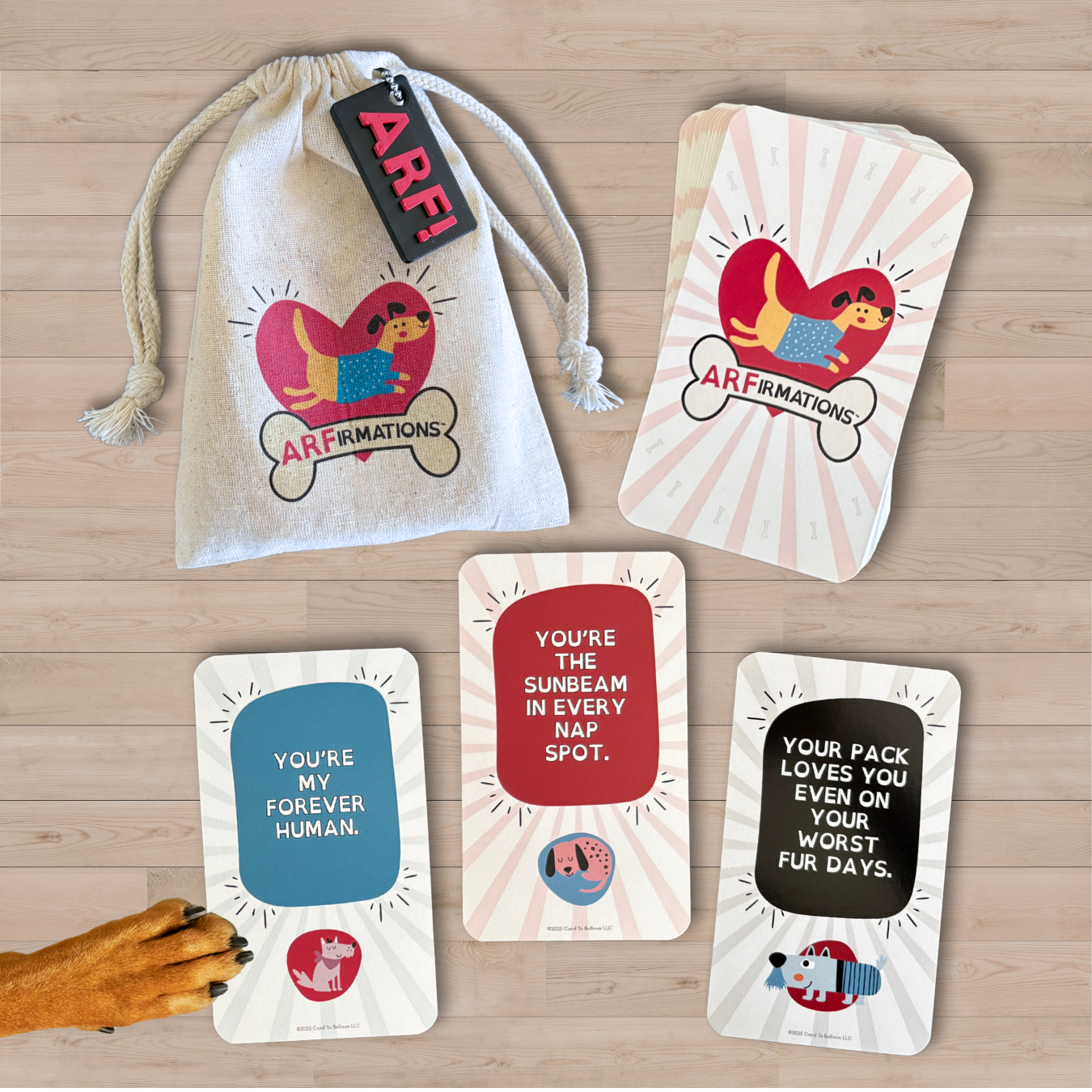 ARFirmations: The Affirmation Deck Written By Dogs